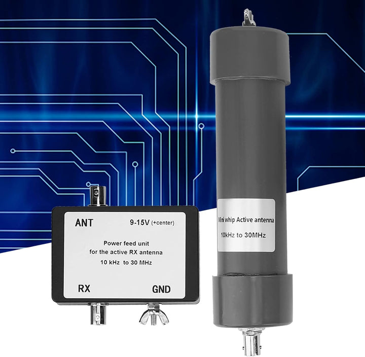 Mini Whip Aktive RX-Antenne mit Tragbarem 8 M Kabel 10 KHz - 30 MHz für Funkkommunikation