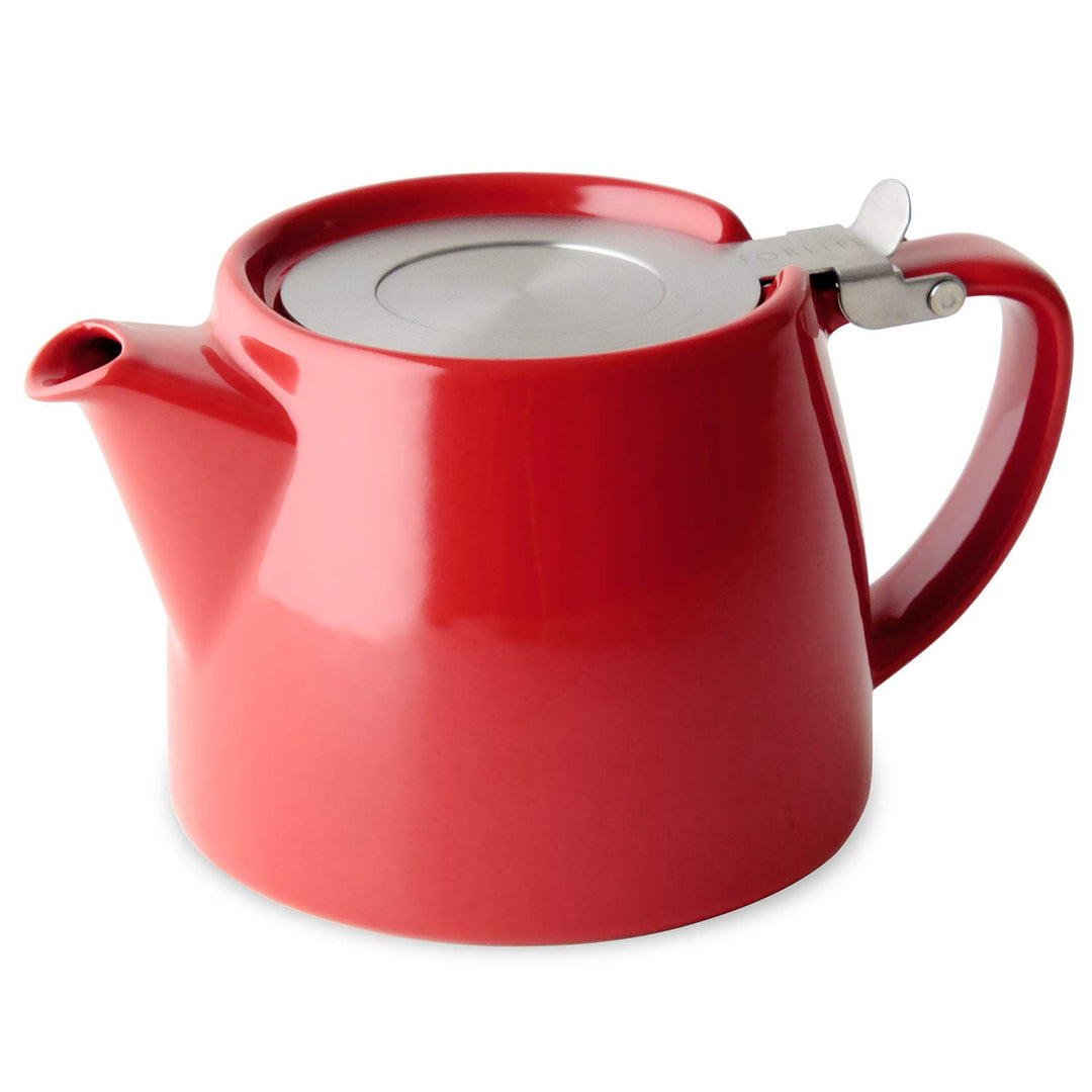 Forlife DD899RD Stump Teekanne, 530 ml, Rot Red, Red