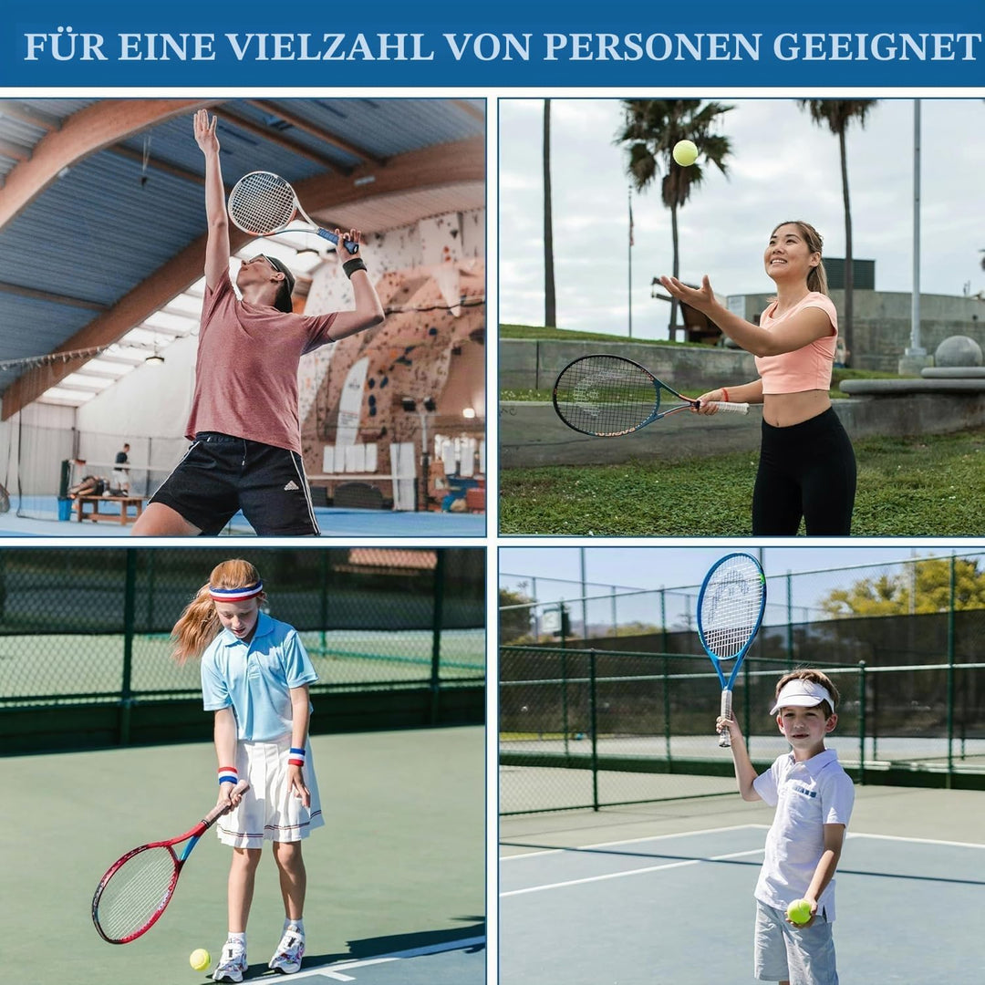 AKOZLIN Tennisnetz 10ft(3 M), Faltbares Tennistrainernetz, Leichtes Tragbares Tennisnetz für Kinder,