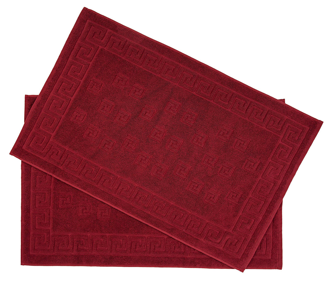Arle-Living Luxus Medusa Duschvorleger im 2er Pack 50x80 cm - feinste Baumwolle/Jacquard Webung/Hoch