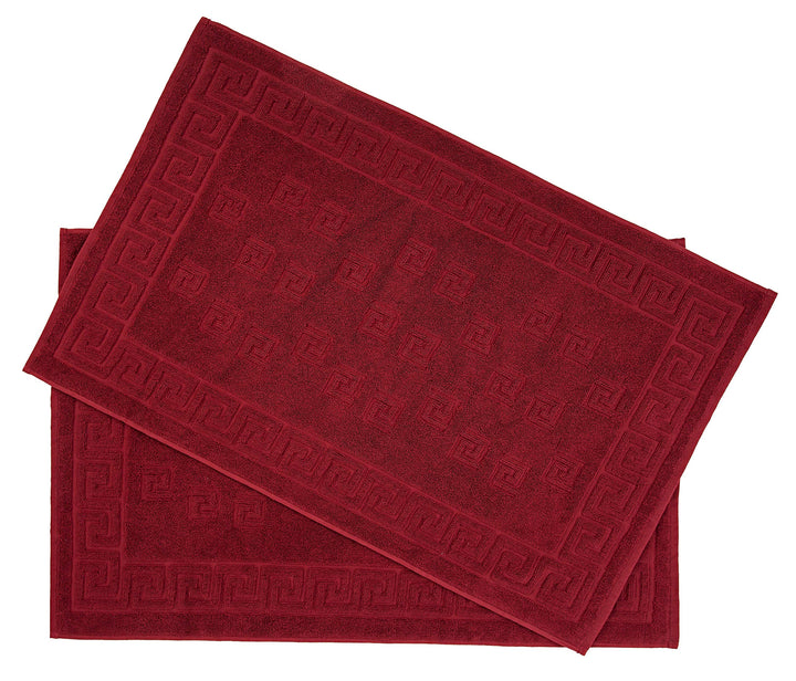 Arle-Living Luxus Medusa Duschvorleger im 2er Pack 50x80 cm - feinste Baumwolle/Jacquard Webung/Hoch