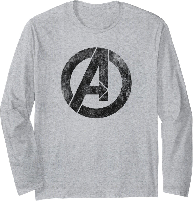 Marvel Avengers Distressed Logo Langarmshirt