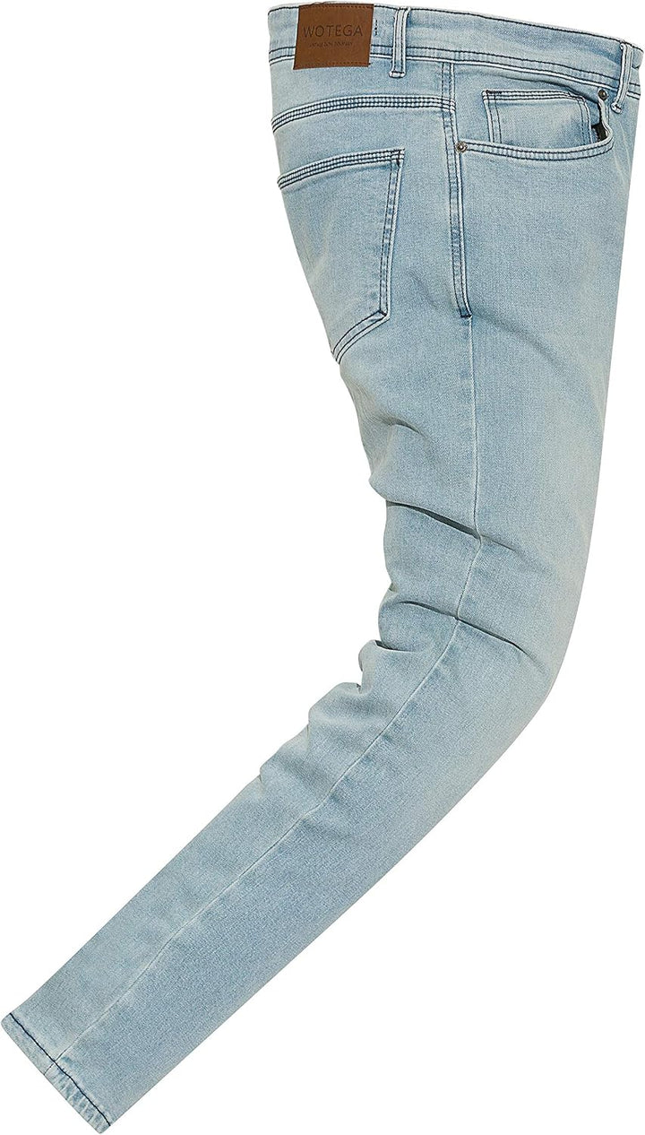 WOTEGA Herren Jeans Alistar Slim Fit 33W / 30L Blau (Cloud Blue 144306), 33W / 30L Blau (Cloud Blue