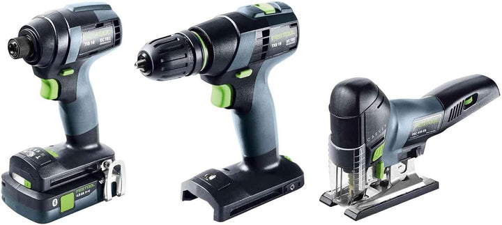 Festool Akku-Combo-Set Montage Akku-Schlagschrauber TID 18 I Akku-Bohrschrauber TXS 18 I Akku Pendel