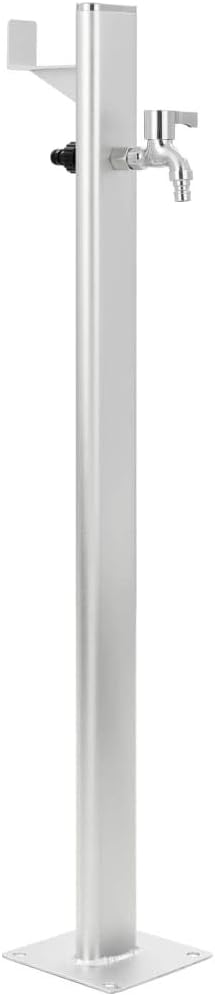 Festnight Garten-Wassers?ULE Aluminium Rund 95 cm | Wasserzapfs?ULE Garten Zapfs?ULE S?ULE