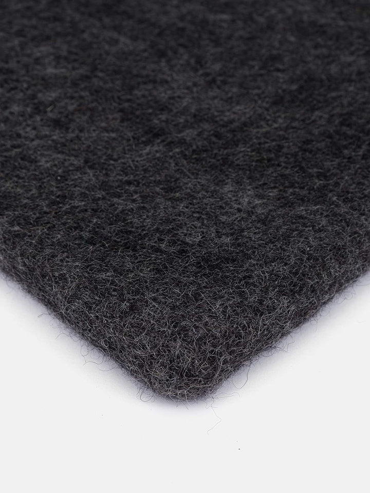 myfelt Flache Filz Sitzauflage, Filz Stuhlauflage - Hugo - quadratisch, 36x36 cm, Anthrazit Anthrazi