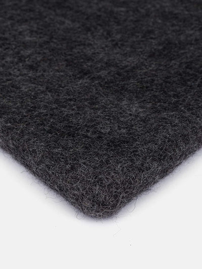 myfelt Flache Filz Sitzauflage, Filz Stuhlauflage - Hugo - quadratisch, 36x36 cm, Anthrazit Anthrazi