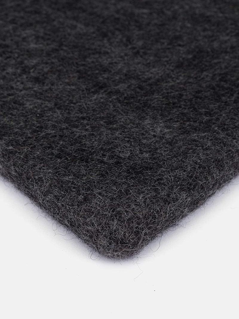 myfelt Flache Filz Sitzauflage, Filz Stuhlauflage - Hugo - quadratisch, 36x36 cm, Anthrazit Anthrazi