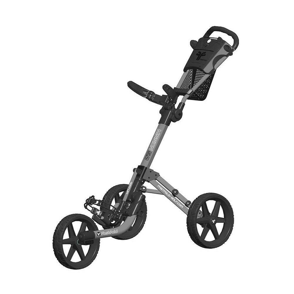 Fast Fold Mission 5.0 Golftrolley Einheitsgrösse Matte Grau/Schwarz, Einheitsgrösse Matte Grau/Schwa