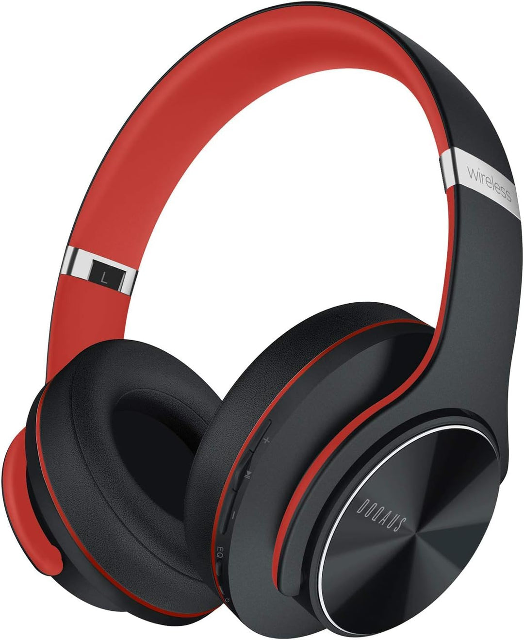 DOQAUS Bluetooth Kopfhörer Over Ear, Bis zu 90 Std Kabellose Kopfhörer mit 3 EQ-Modi,HiFi Stereo Fal