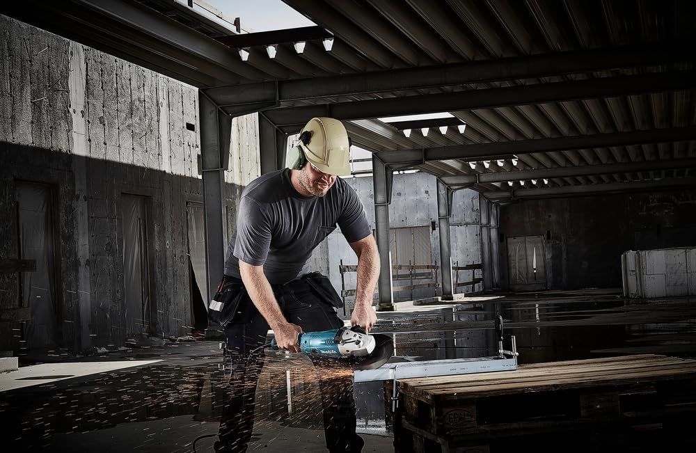 Makita GA9020 230mm Elektro Winkelschleifer 240V mit Tragekoffer/Diamant Messer