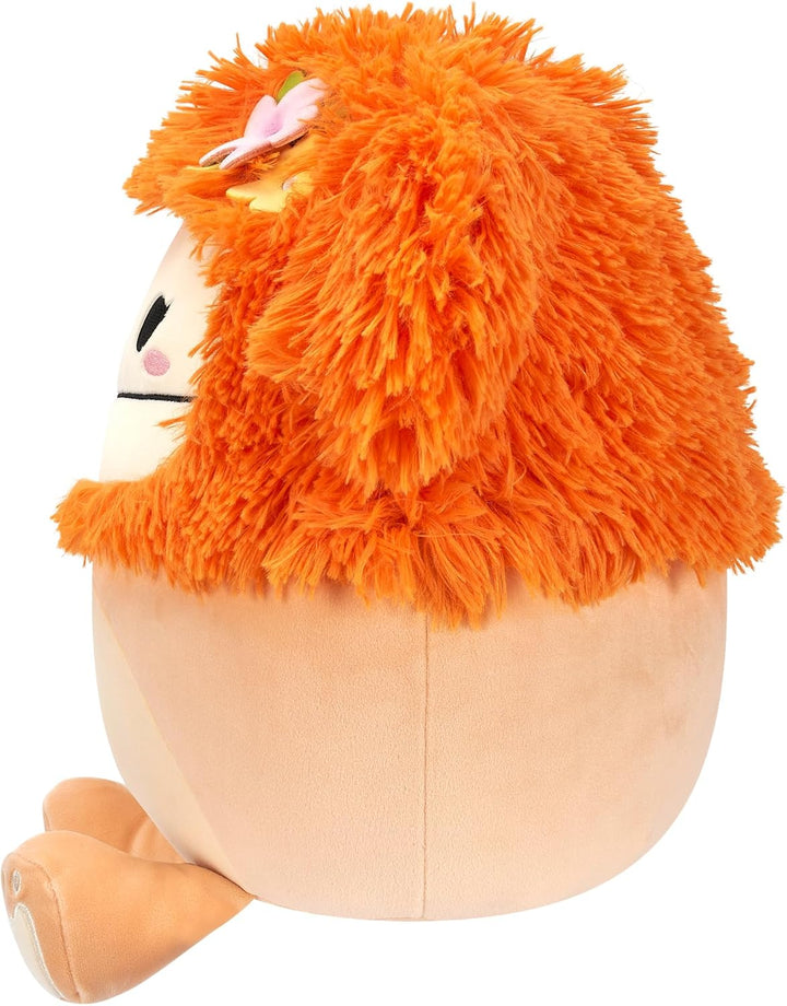 Squishmallows SQCR05428 - Shasta der Bigfoot mit Blume 30 cm, offizielles Jazwares Plüsch, superweic