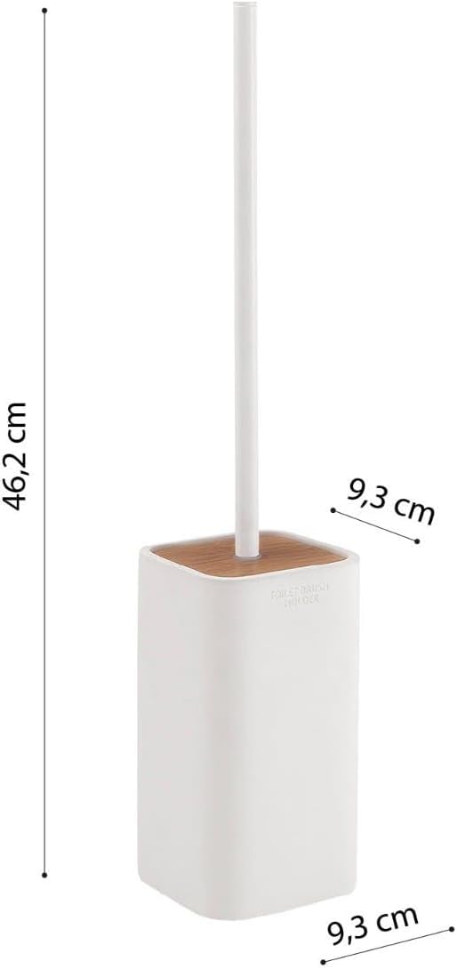 5-TLG. Bad-Accessoires-Set WEISSER Bambus ALISSO