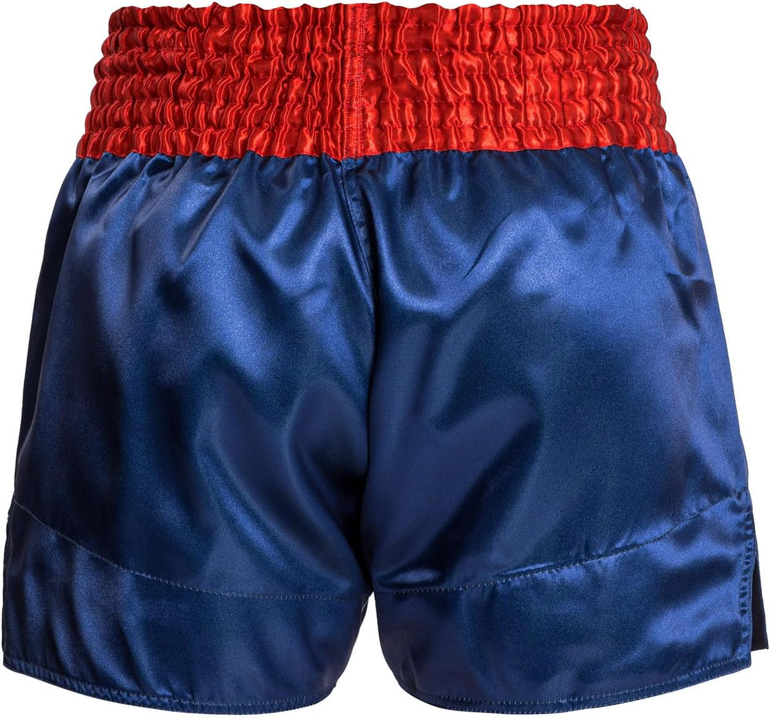 Venum Classic Muay Thai Shorts Blau/Rot/Weiss XS Slim Kurz, Blau/Rot/Weiß XS Slim Kurz