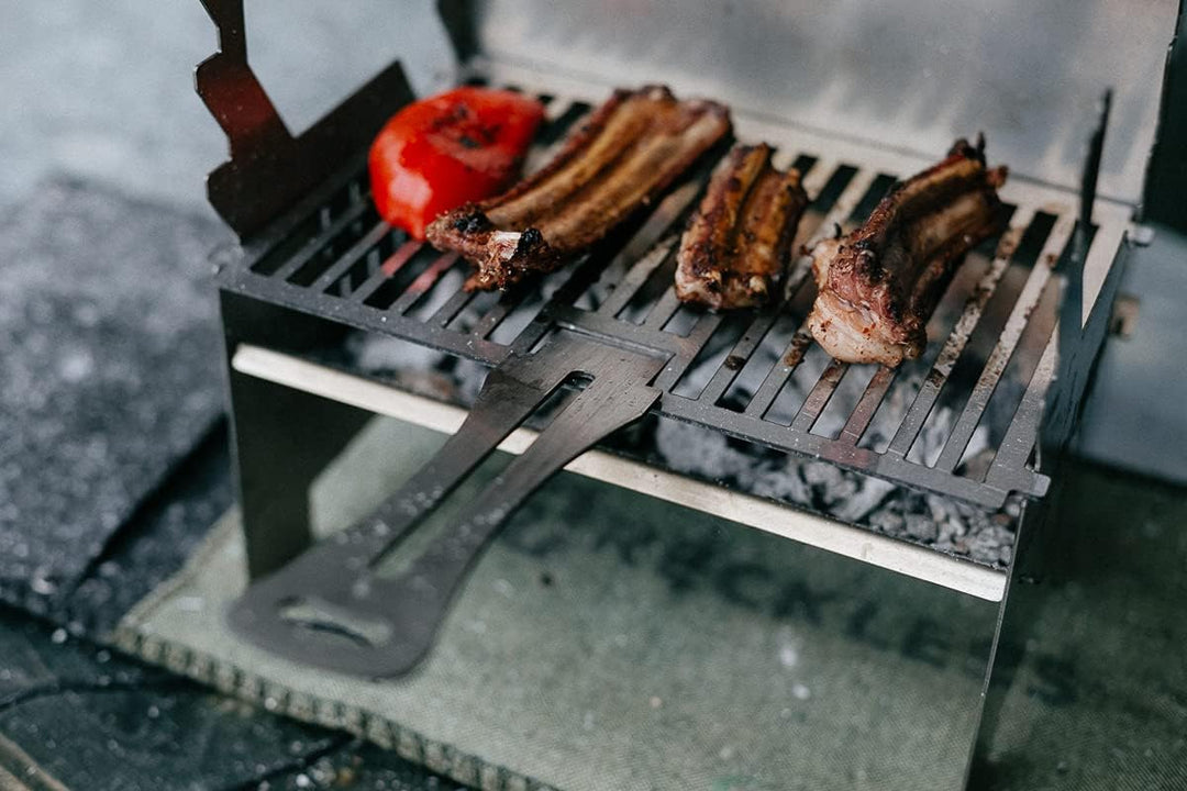 Grill Camping ReiseGrill Partner Klappbaren BBQ Modern Mangal Edelstah