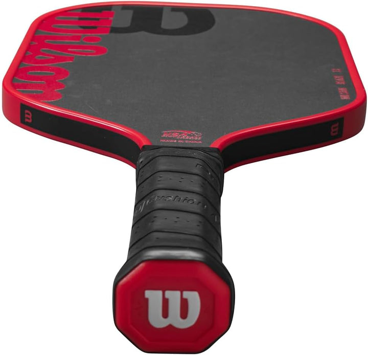 Wilson Blaze Series Pickleball-Paddel, Griffgrösse 6,4 cm, Schwarz/Rot Blaze Black / Red, Blaze Blac