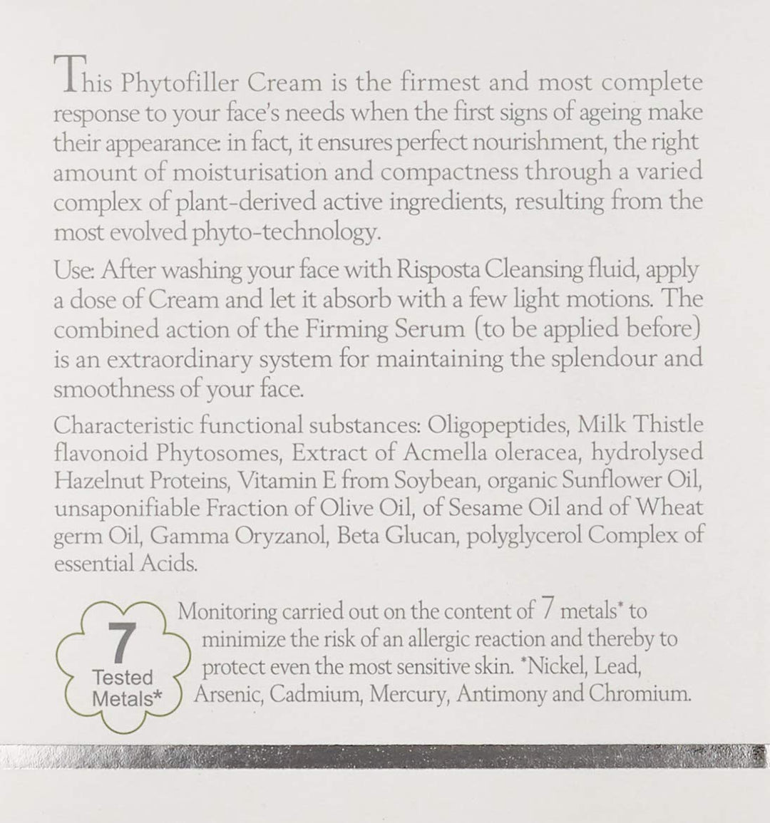 L'Erbolario Risposta Fermezza Festigende Creme, 1er Pack (1 x 50 ml)