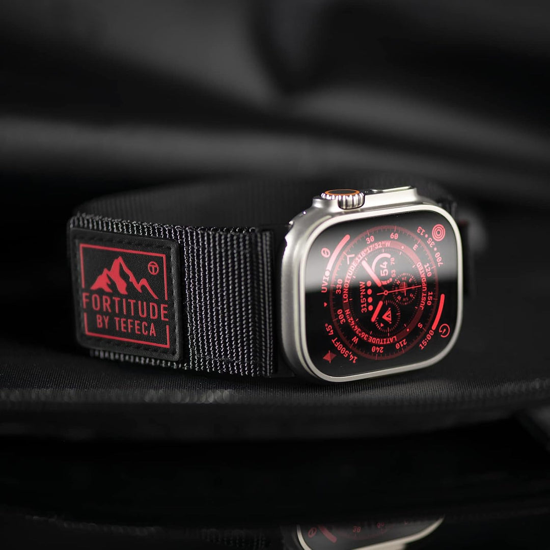 Tefeca Fortitude Serie Ultrawide Armband Kompatibel mit Apple Watch Ultra/Ultra2 Serie 9/8/SE2/7/6/S