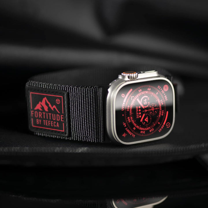 Tefeca Fortitude Serie Ultrawide Armband Kompatibel mit Apple Watch Ultra/Ultra2 Serie 9/8/SE2/7/6/S