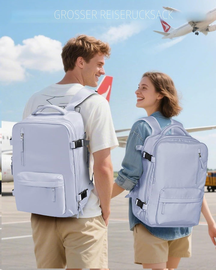 SZLX Vakuum Rucksack Handgepäck Damen, Airbag Rucksack Vakuum mit Vakuumsystem für Reisen, Ryanair V
