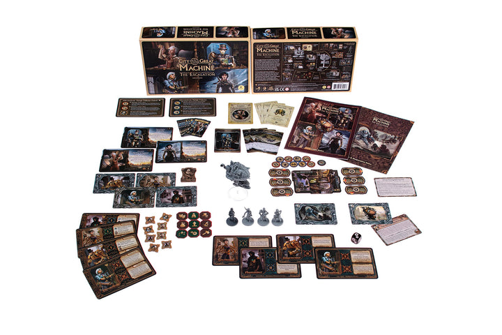 Crowd Games - City of The Great Machine The Escalation - Brettspiel - Ab 14 Jahren - 1-4 Spieler - E