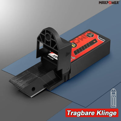 MAXPOWER 50 Stück Abbrechklingen Scharfe Teppichmesser klingen Tragbar Professionelle 100 x 18 mm, 1