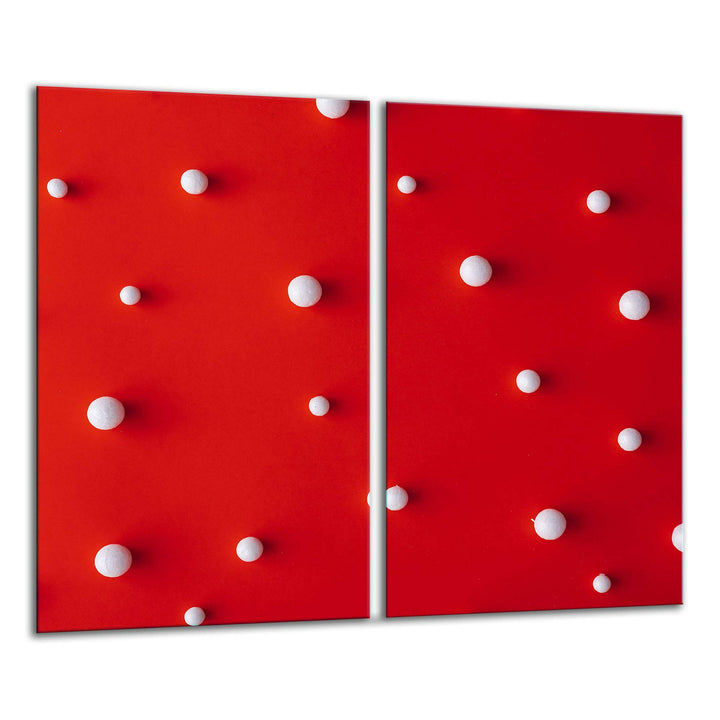 TMK | Herdabdeckplatten ceranfeld 2 Teilig 30x52 cm | Ceranfeldabdeckung Küche Elektroherd Induktion