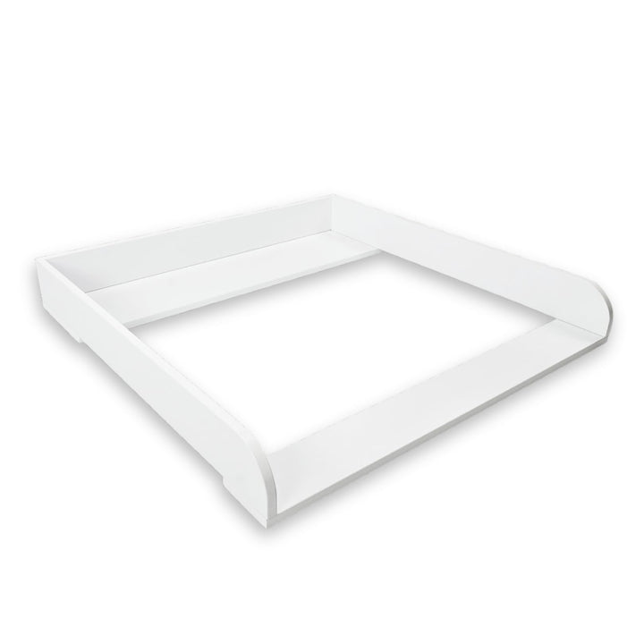 Puckdaddy – Wickelaufsatz Lasse kompatibel mit Hemnes Kommode u.Ä. – 80x80x10 cm aus Holz in Weiss –