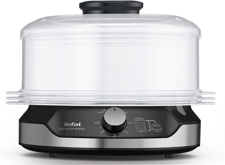 Tefal VC2048 Ultracompact Dampfgarer | Stapelbares Aufbewahrungssystem | Gesundes Kochen | 3 BPA-Fre