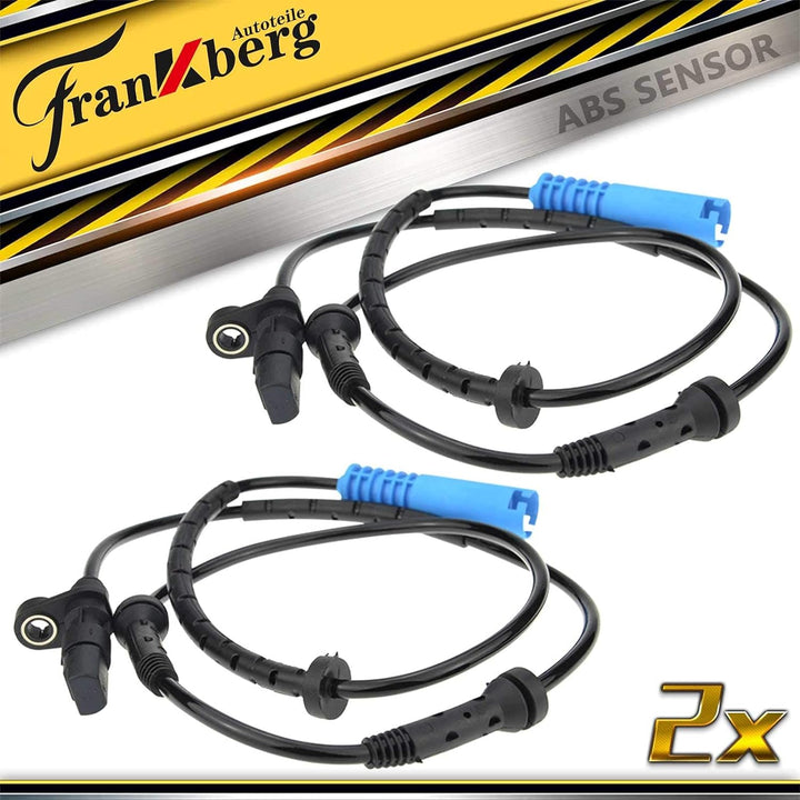 Frankberg 2x ABS Sensor Drehzahlfühler Radsensor Hinterachse Links Rechts Kompatibel mit 5er Touring