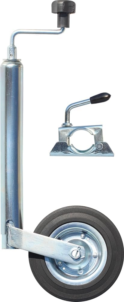 mAe 150kg / 90kg Anhängerstützrad Stützrad Bugrad für Pkw Anhänger + Halter