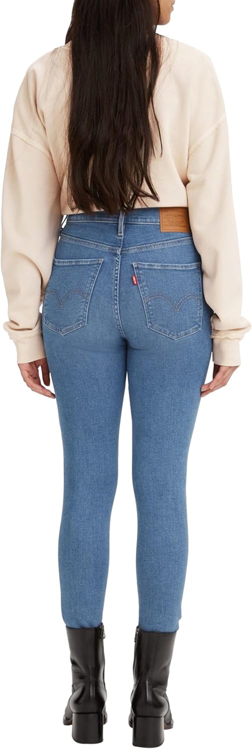 Levi's Damen Mile High Super Skinny Jeans 16 Dark Indigo Worn in, 16 Dark Indigo Worn in