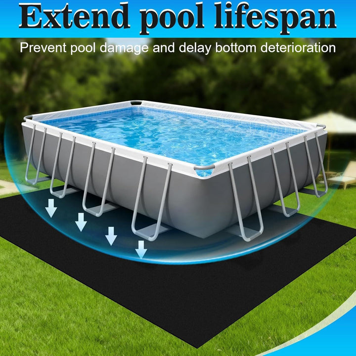 Ground Pool Liner Pad, Rectangular Pool Liner Pad For Ground Pools, Swimming Pools Liners Protector