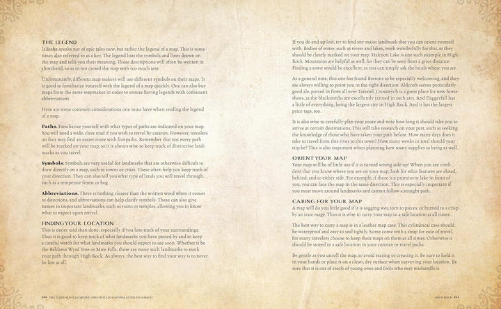 The Elder Scrolls: The Official Survival Guide to Tamriel, Gebundenes Buch
