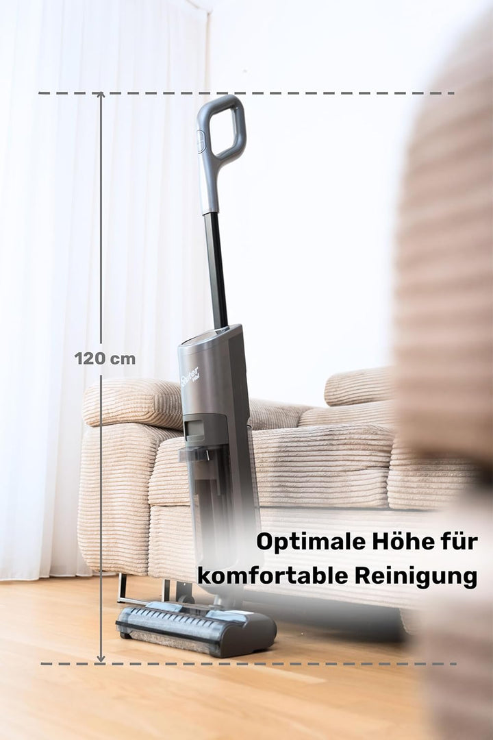 KA17 Kabelloser Staubsauger 200 W 15000 Pa mit Nassreinigungsfunktion Luftfiltration und Sprachführu