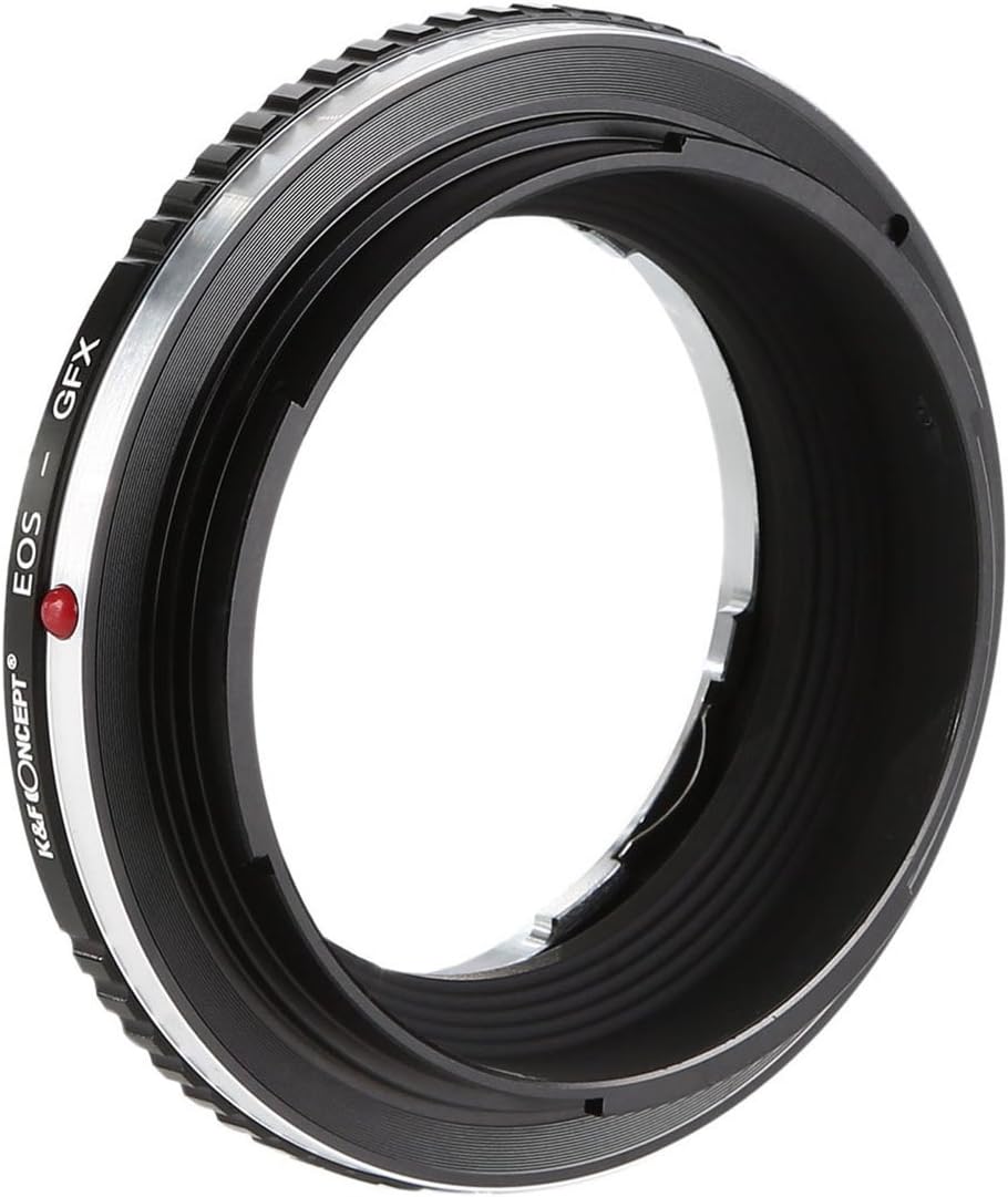K&F Concept EOS - GFX Objektivadapter, Objektiv Adapterring für Canon EOS EF Objektiv auf Fujifilm F