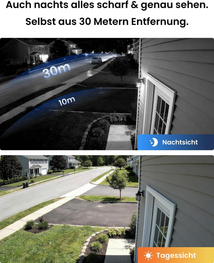 Reolink 4K Smarte PoE Überwachungskamera Aussen mit Personen-/Fahrzeug-/Tiererkennung, 8MP IP Kamera