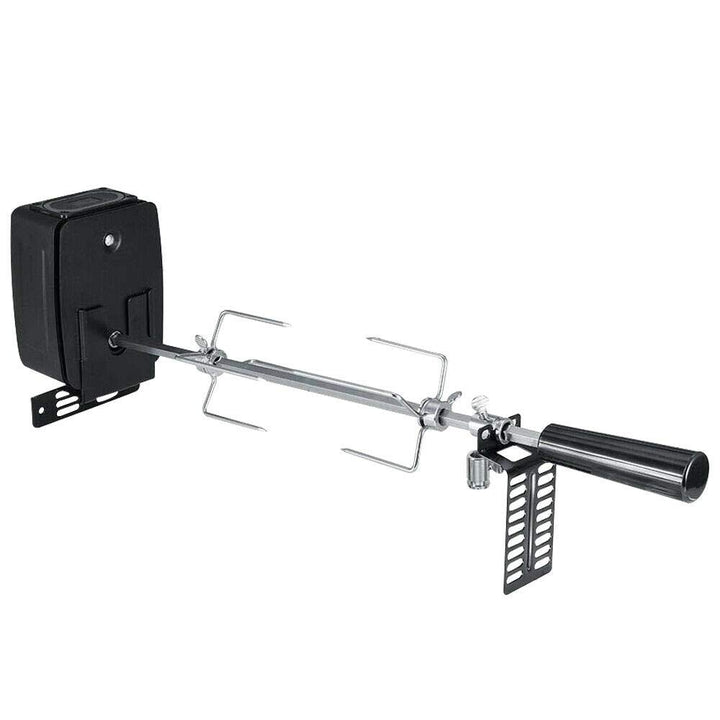 Grillspiess Mit Motor, Elektrischer Grill für Haushalte (Batterietyp), Grillspiesse Edelstahl, Tragb