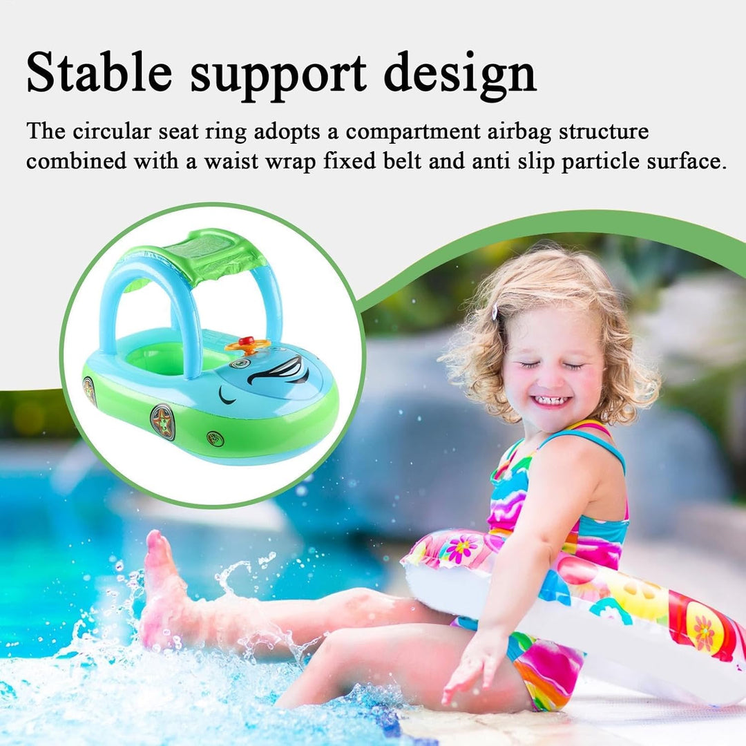 Poolschwimmer Für Kleinkinder – Schwimmschwimmer Für Kleinkinder Mit | Auto-Bootssitz, Aufblasbares