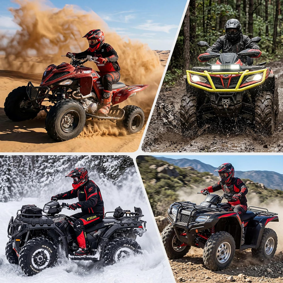 NEVERLAND XL Quad ATV Abdeckplane - Quad ATV Fahrzeug Abdeckung Schutz Cover Abdeckung Phosphoreszie