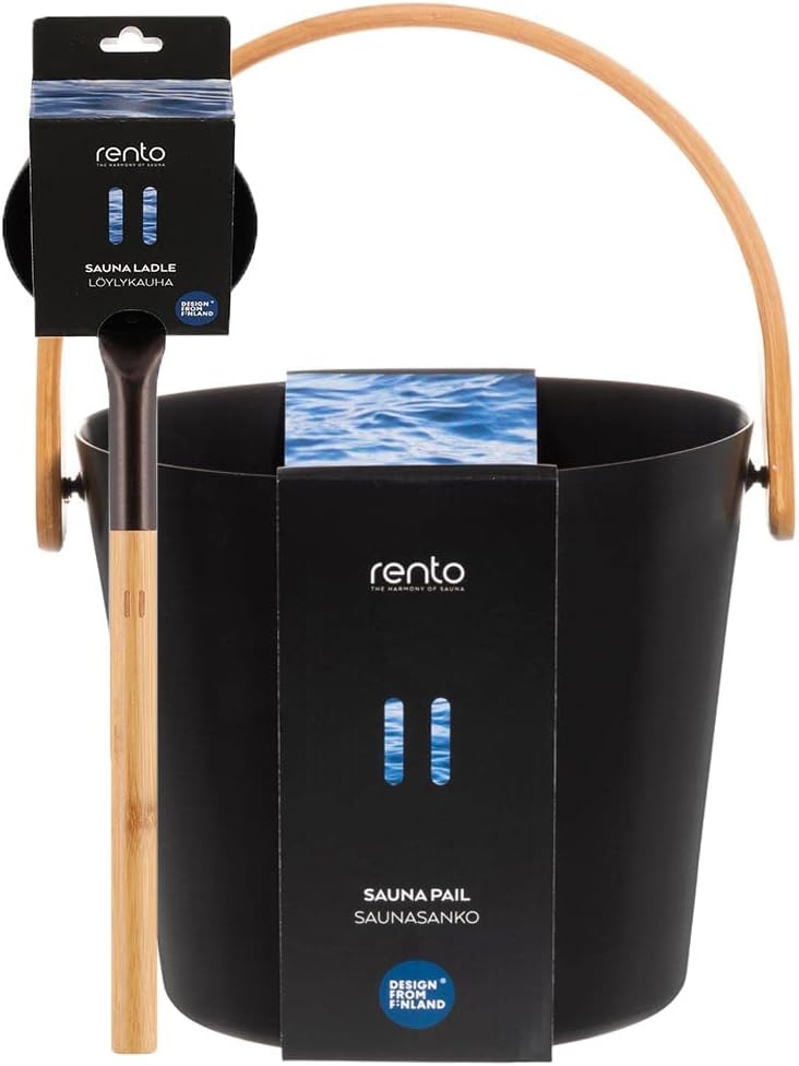 Hochwertige Sauna- Set's inkl. digitaler POOL Total Saunabroschüre (Saunakübel mit Henkel + Saunakel