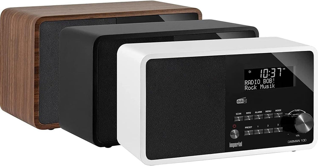 Imperial DABMAN 100 DAB+ und UKW Radio, Farbe:holzoptik holzoptik Single, holzoptik Single