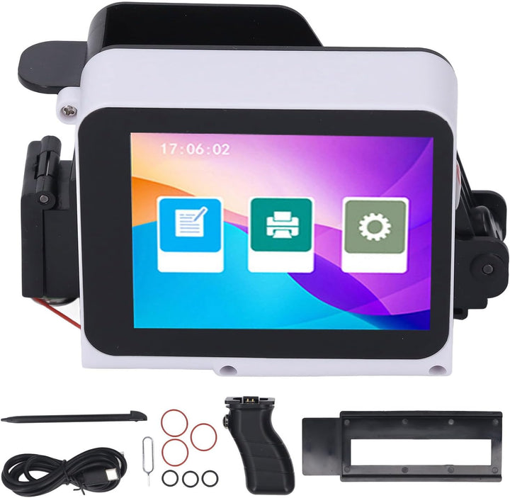 Handheld Tintenstrahldrucker, Handheld Drucker 12,7 mm Tintenstrahldruckmaschine für Barcode Datumse