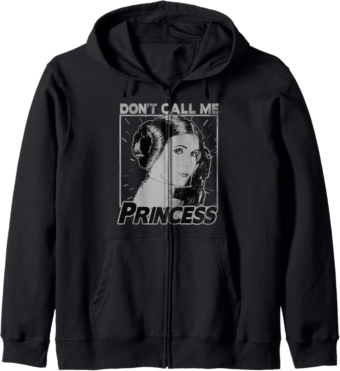 Star Wars Princess Leia Don't Call Me Princess Portrait Kapuzenjacke