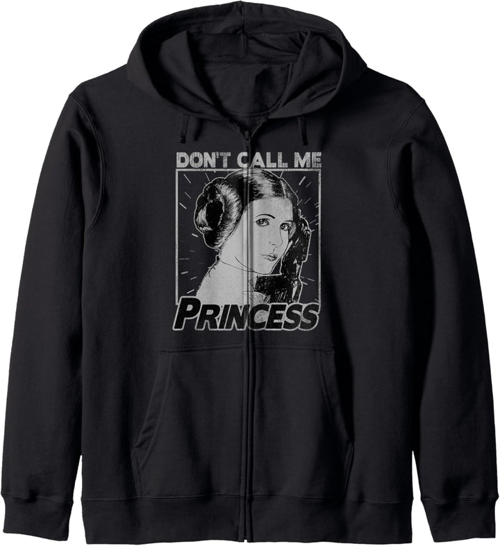 Star Wars Princess Leia Don't Call Me Princess Portrait Kapuzenjacke