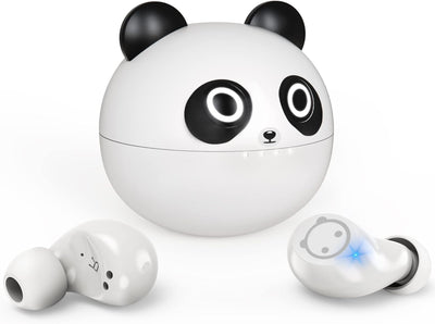 AMAFACE Panda Kabellose In Ear Kopfhörer,Bluetooth Kopfhörer mit Dual Mikrofon Leichtgewicht Kopfhör