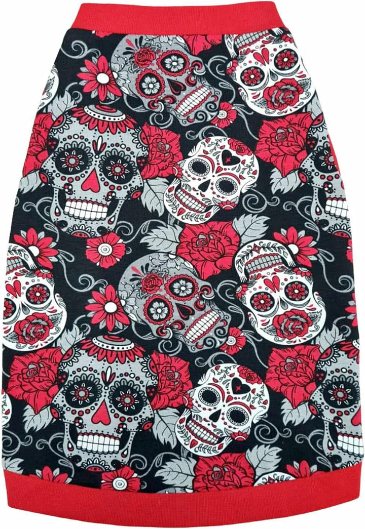 Kotomoda Sphynx Katzen Kleidung T-Shirt Rote Schдdel (XS), XS