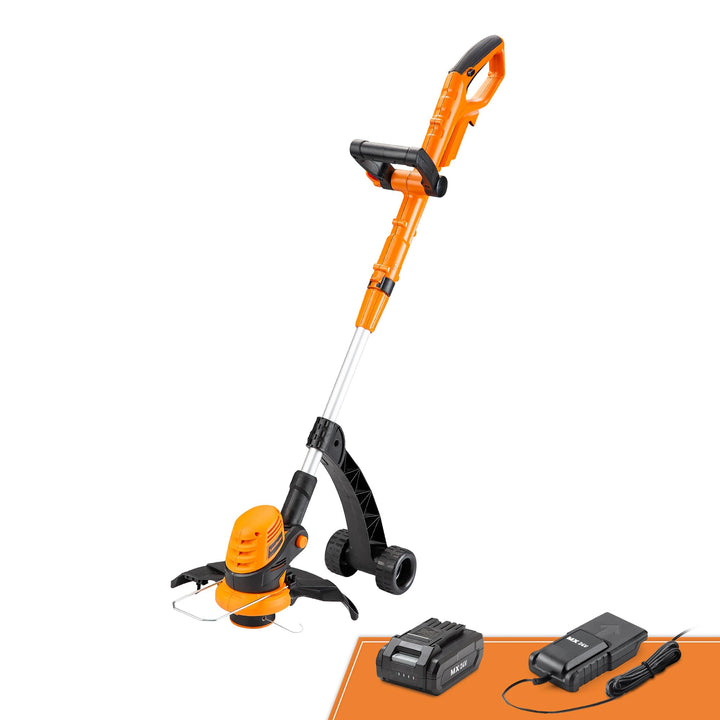 LawnMaster Akku-Rasentrimmer 24V 2,0Ah, inkl. Akku und Ladegerät, 25 cm Schnittbreite, für grössere