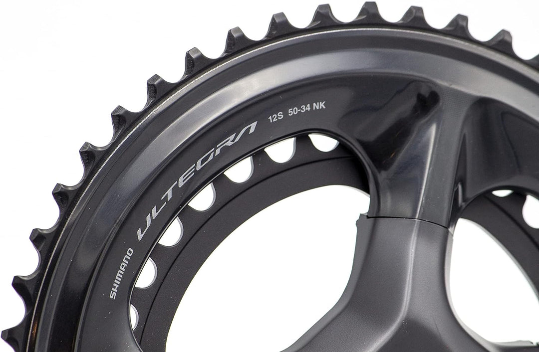 Shimano Unisex – Erwachsene Ultegra FC-R8100 Kettenradgarnitur, Schwarz, Einheitsgrösse