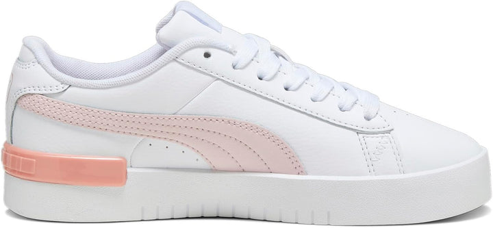 PUMA Mädchen Jada Jr Road Running Shoe, 37 EU Puma White Frosty Pink Poppy Pink